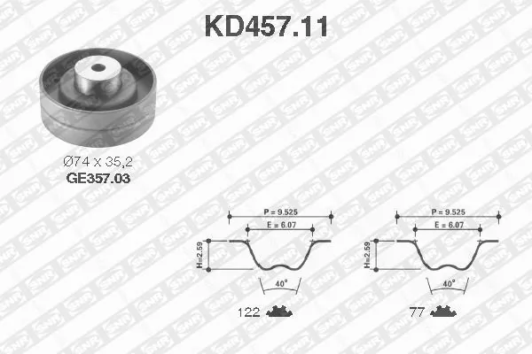 SNR NTN KD45711
