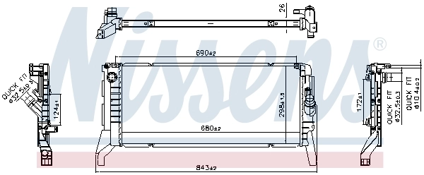 Nissens 606789