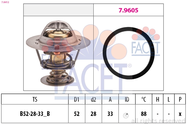 Facet 78412