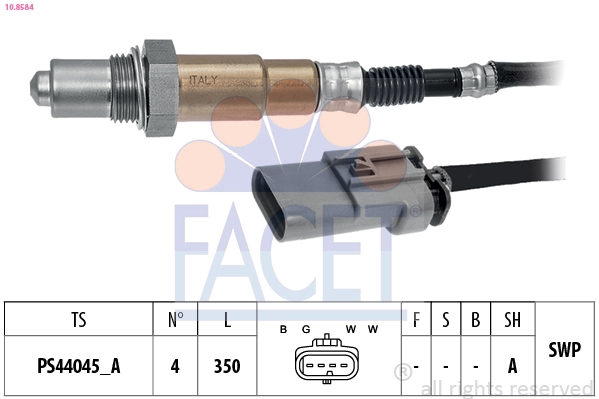 Facet 108584