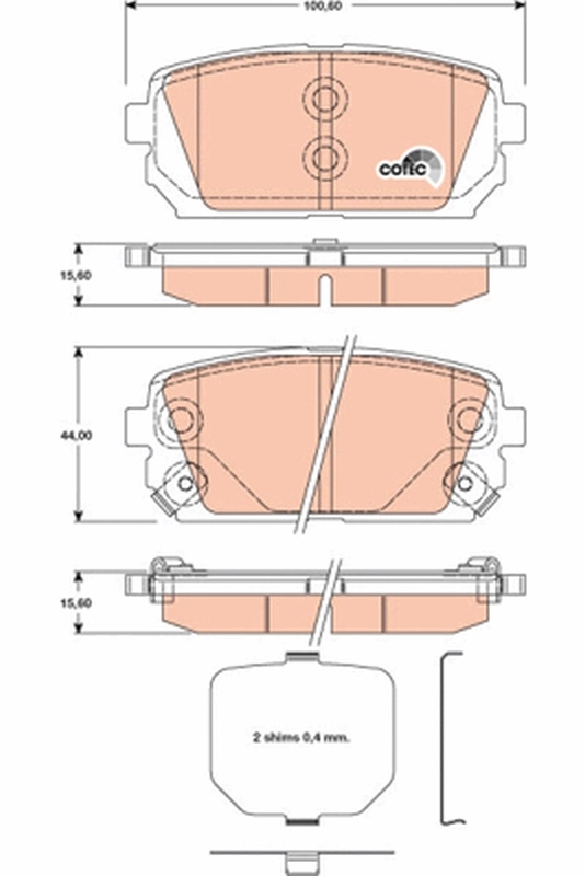 HSB HONG SUNG BRAKE HP1041