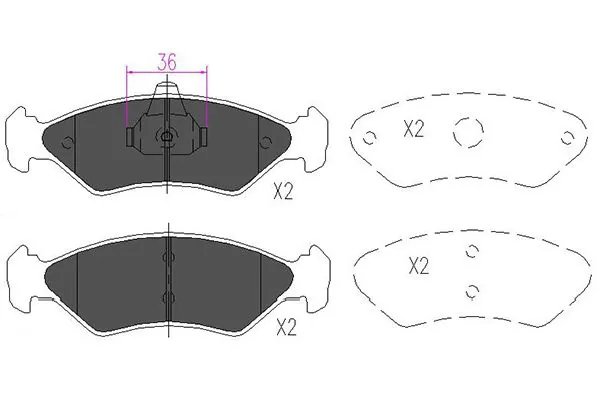 KAVO PARTS KBP4533
