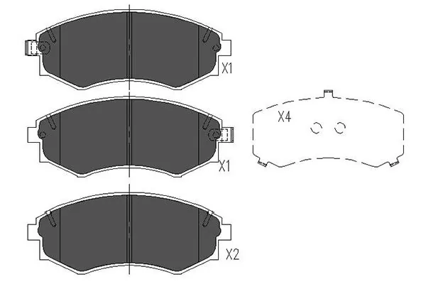 KAVO PARTS KBP7504