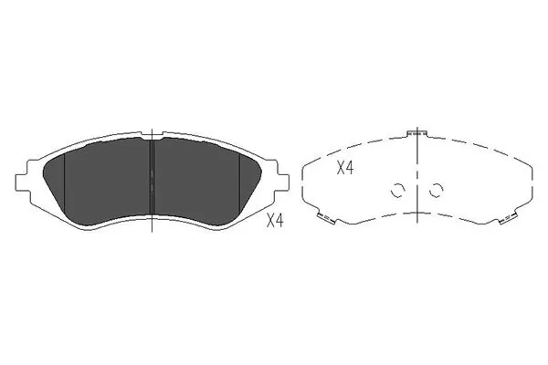 KAVO PARTS KBP1008