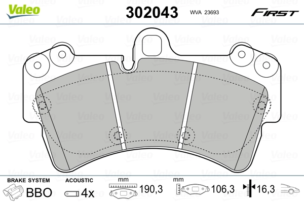VALEO 302043