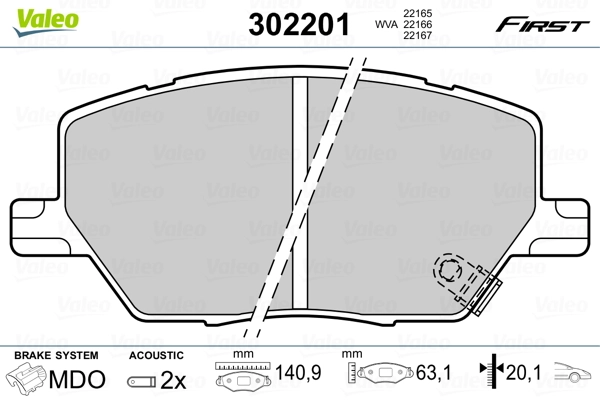 VALEO 302201