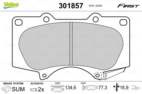 VALEO 301857