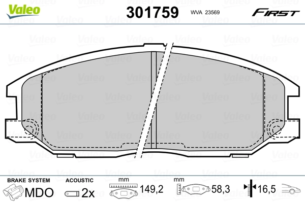 VALEO 301759