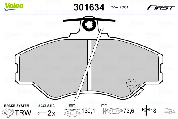 VALEO 301634