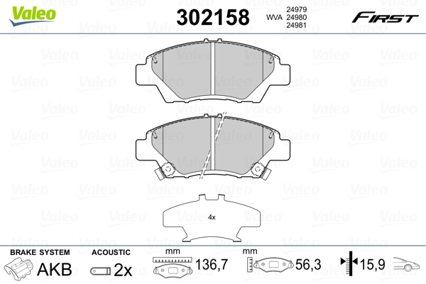 VALEO 302158