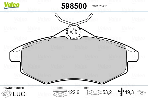 VALEO 598500
