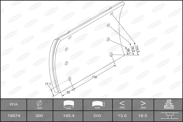BERAL KBL1957401660