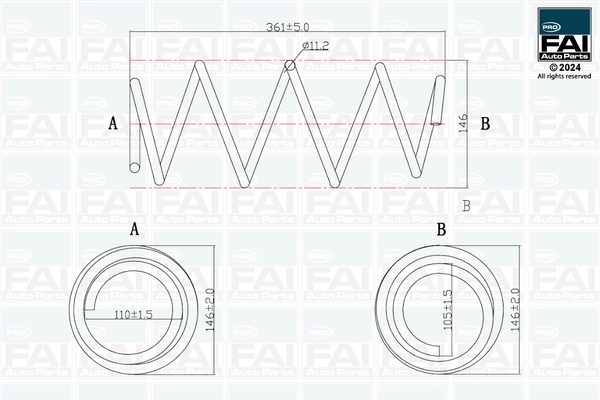 FAI AUTOPARTS FPCS185