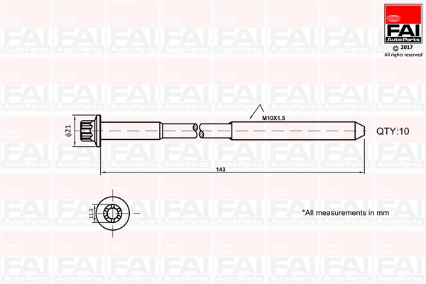 FAI AUTOPARTS B489