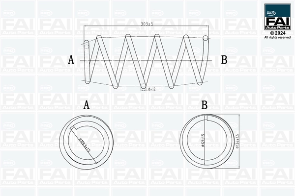 FAI AUTOPARTS FPCS159