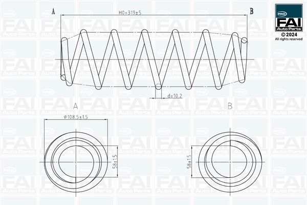 FAI AUTOPARTS FPCS100