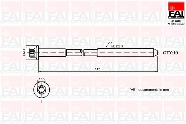 FAI AUTOPARTS B1018