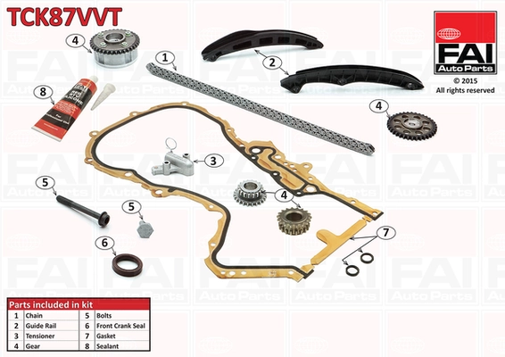 FAI AUTOPARTS TCK87VVT