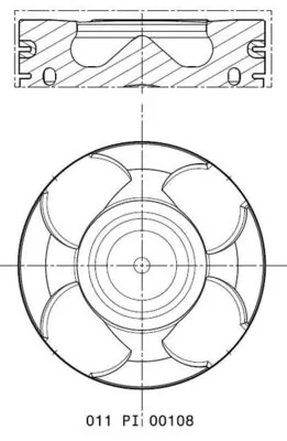 Mahle 011PI00108000