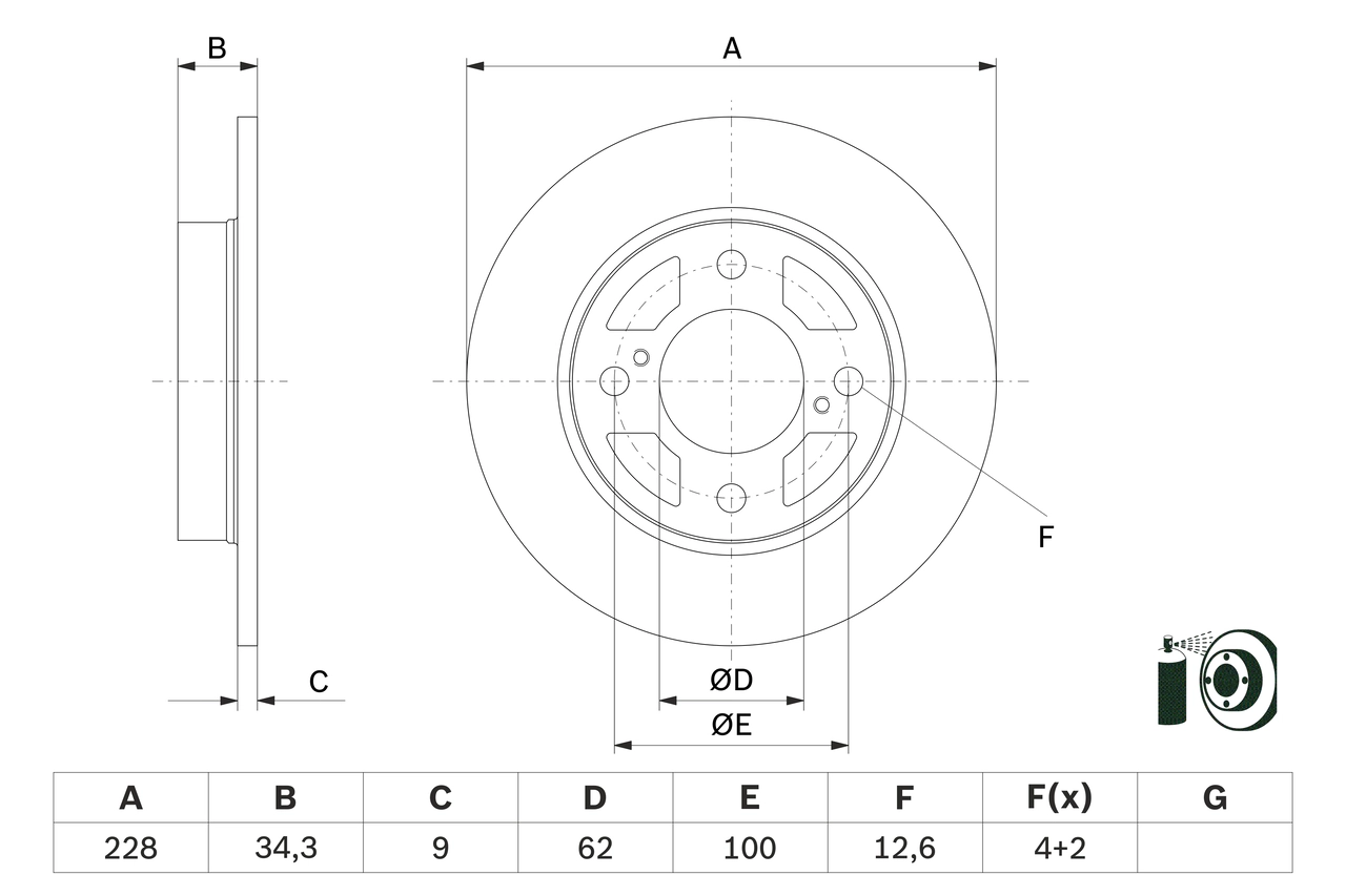 BOSCH 0986479F38
