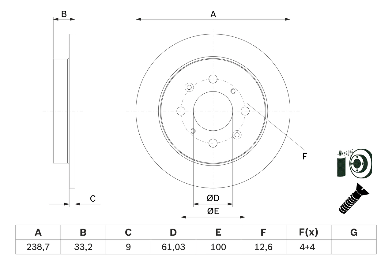 BOSCH 0986479F34