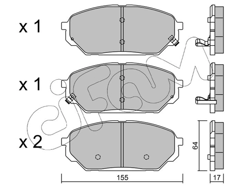 HSB HONG SUNG BRAKE HP0039
