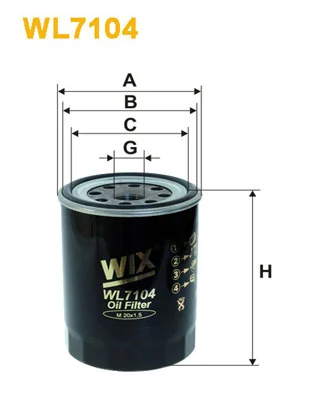 WIX WL7104
