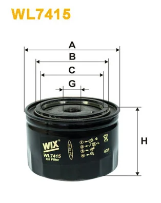 WIX WL7415