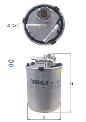 KNECHT/MAHLE KL497D