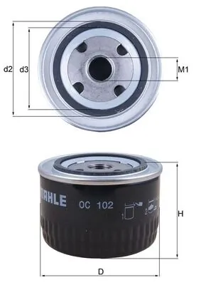 KNECHT/MAHLE OC102