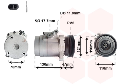 VAN WEZEL 0800K036