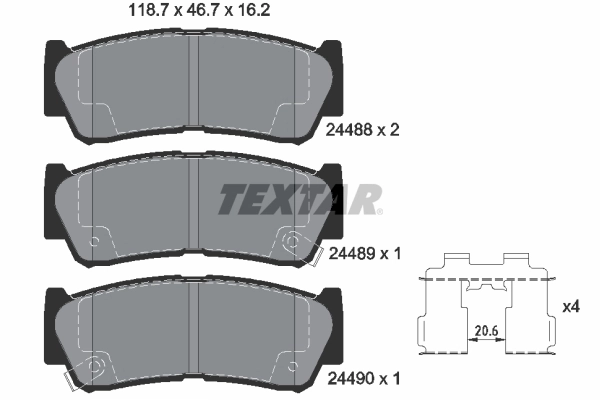 TEXTAR 2448801