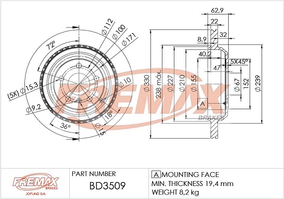 FREMAX BD3509
