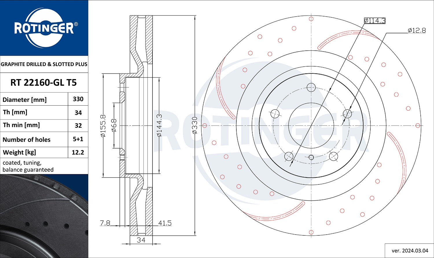 rotinger RT22160GLT5