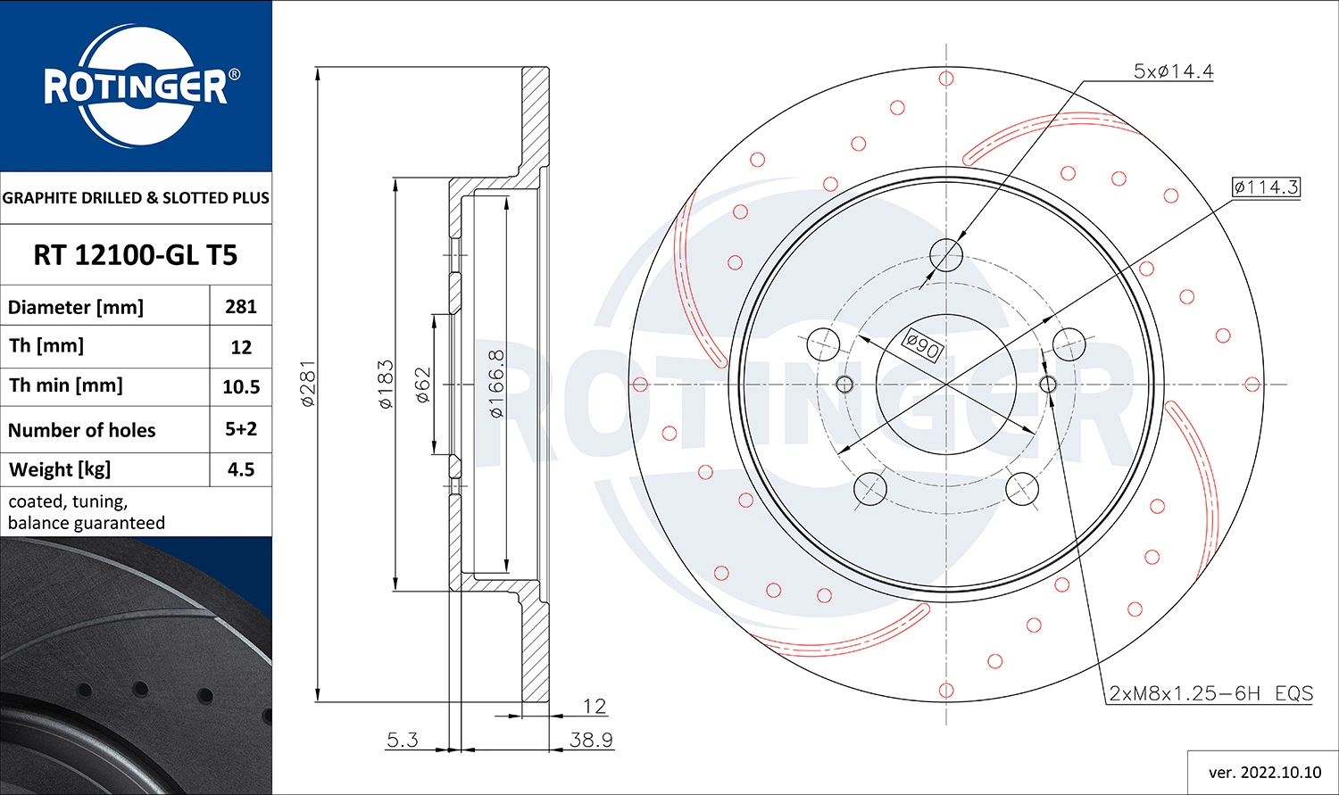rotinger RT12100GLT5