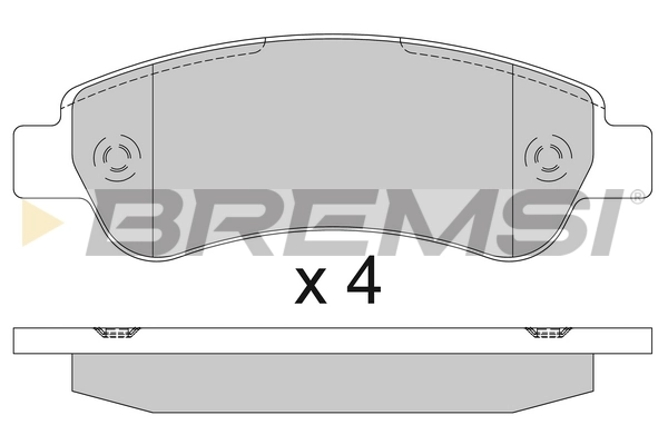 BREMSI BP3286