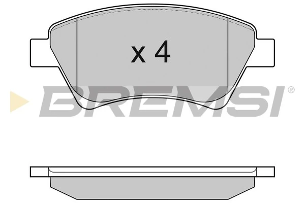 BREMSI BP3072