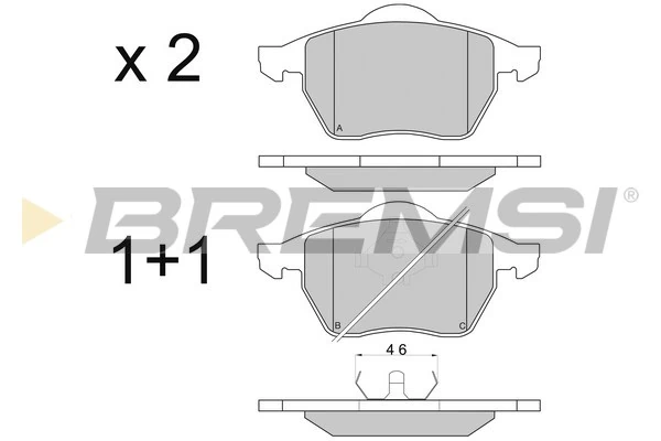 BREMSI BP2679