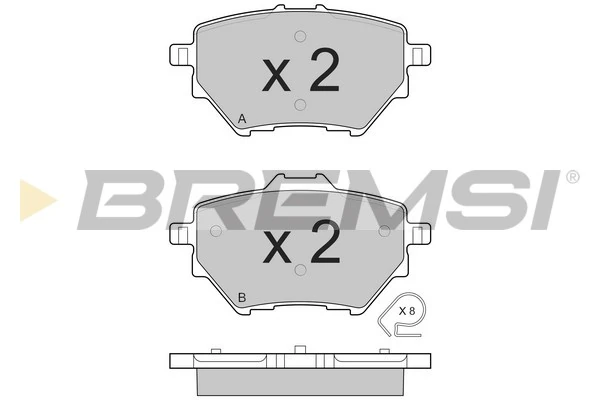 BREMSI BP3561