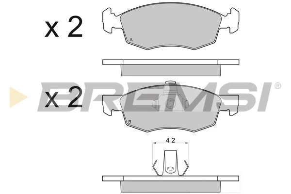 BREMSI BP2951