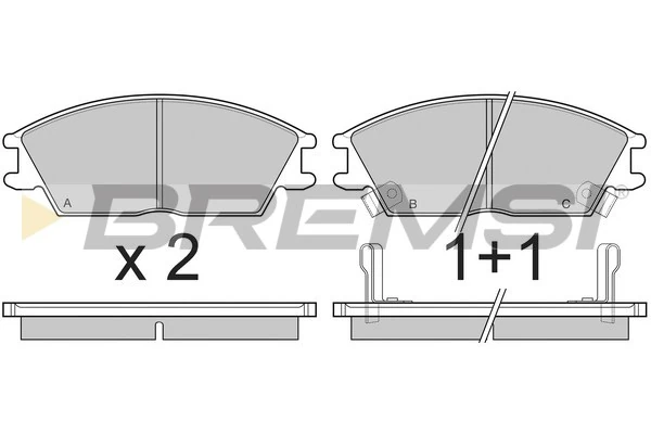 BREMSI BP2293