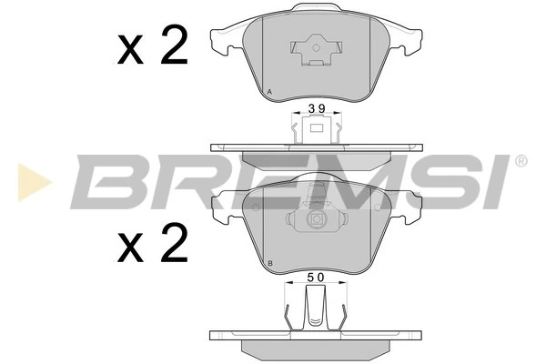 BREMSI BP3062