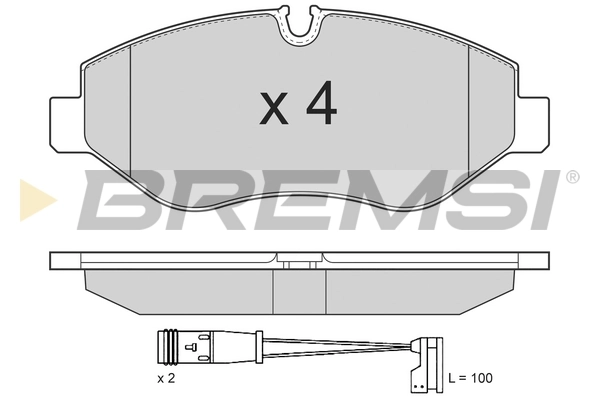 BREMSI BP3292
