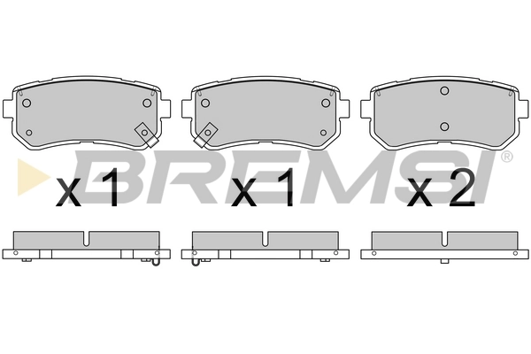 BREMSI BP3614