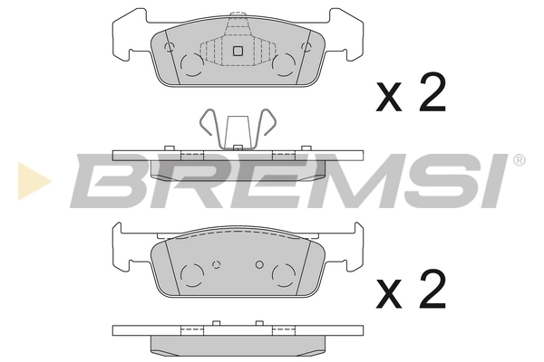 BREMSI BP3647
