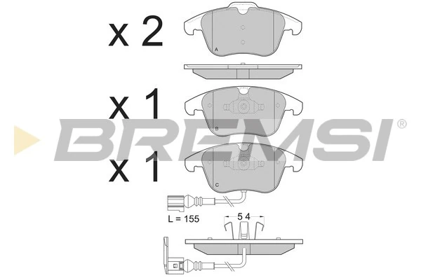 BREMSI BP3394