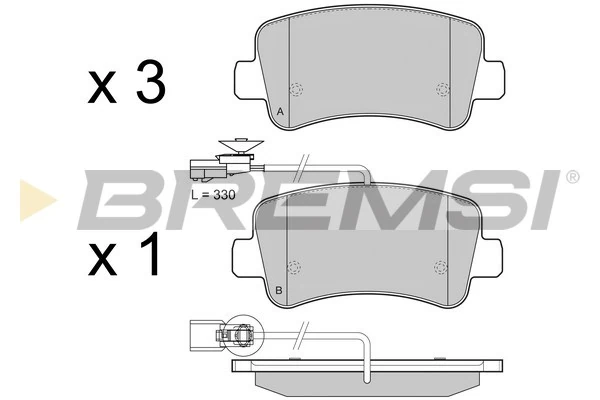 BREMSI BP3441