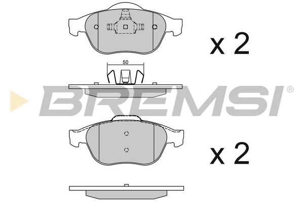 BREMSI BP2970