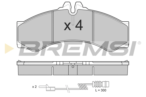 BREMSI BP2681