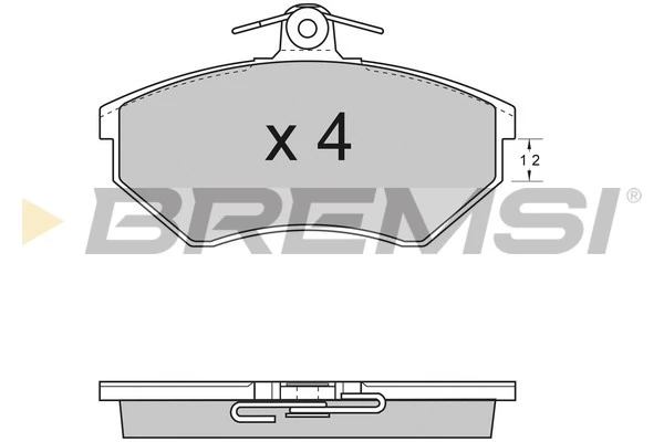 BREMSI BP2531